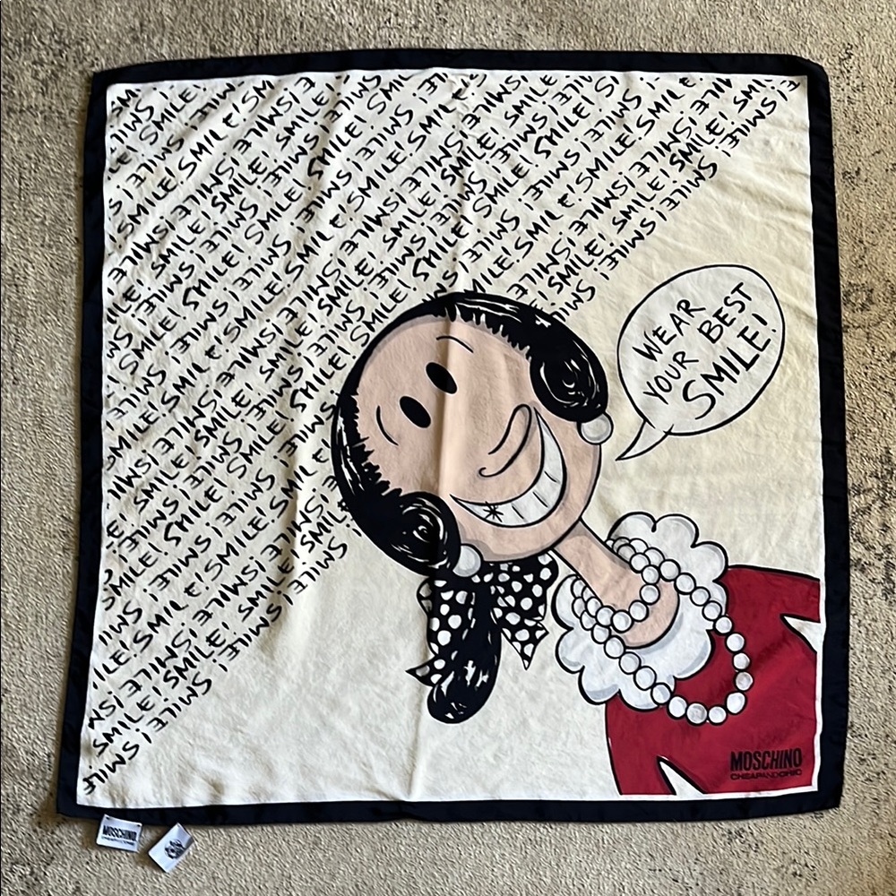 ❌SOLD❌Moschino Cheap and Chic Silk Scarf